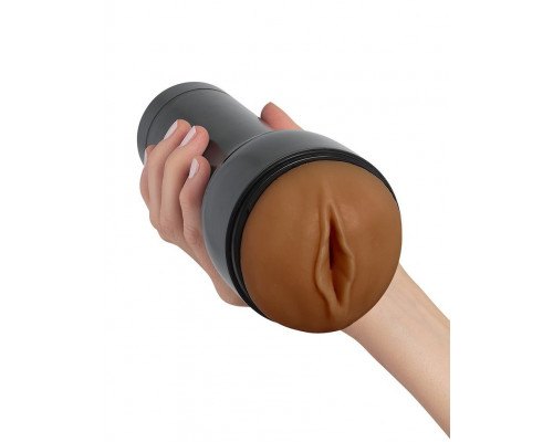 Заказать Коричневый мастурбатор-вагина Feel Stroker