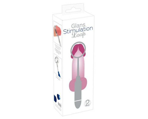 Заказать Синяя петля-стимулятор головки Glans Stimulation Loop - 19,1 см.