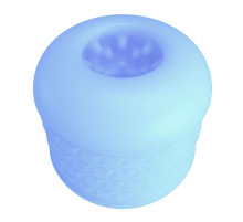 Голубой сквозной мастурбатор Cole