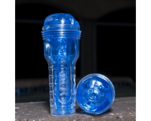Заказать Мастурбатор Fleshlight Turbo - Trust Blue Ice