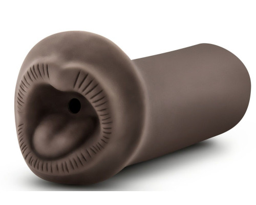 Заказать Коричневый мастурбатор-ротик Naughty Nicole