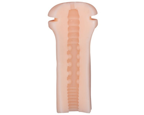 Заказать Телесный мастурбатор-вагина в тубе Bella