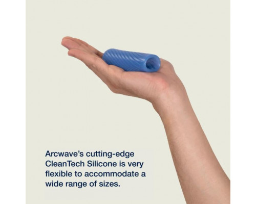 Заказать Синий двусторонний мастурбатор Arcwave Ghost Pocket Stroker