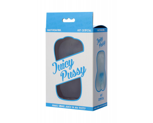 Прозрачный реалистичный мастурбатор Juicy Pussy Hot Crystal