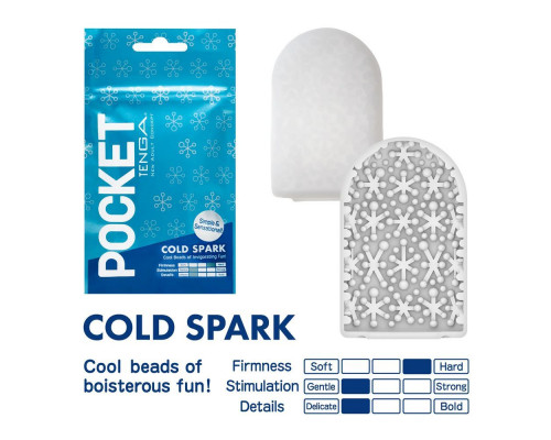 Заказать Карманный мастурбатор COLD SPARK