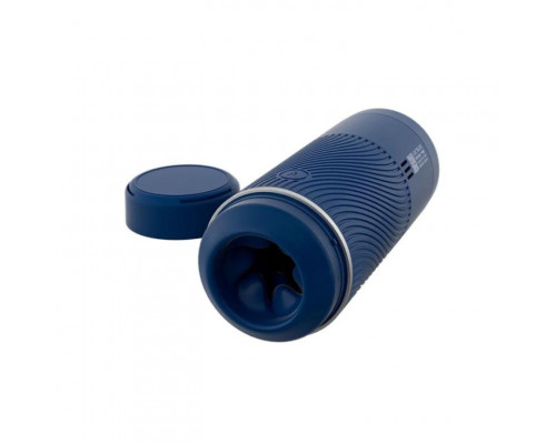 Заказать Синий мастурбатор с контролем всасывания Arcwave Pow Stroker
