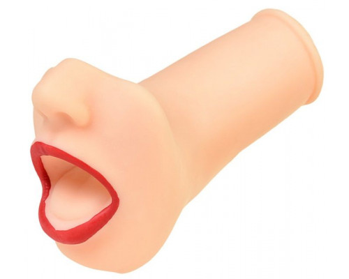 Мастурбатор-ротик с алыми губами