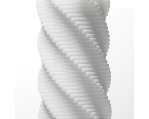 Заказать Белый 3D мастурбатор SPIRAL