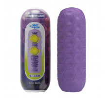 Фиолетовый мастурбатор Venus-X Twin balls