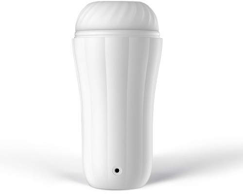 Заказать Белый вибромастурбатор Robin - 19,8 см.