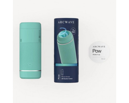 Заказать Мятный мастурбатор с контролем всасывания Arcwave Pow Stroker