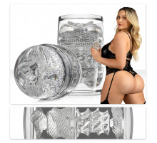 Прозрачный двусторонний мастурбатор Fleshlight Quickshot Mia Malkova