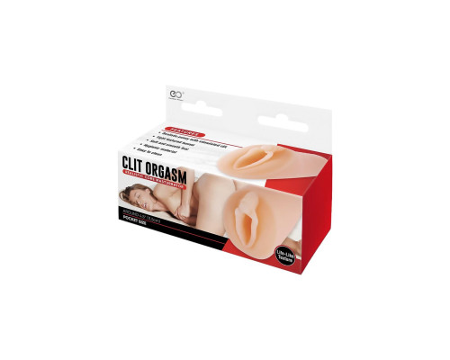 Телесный мастурбатор-вагина Clit Orgasm Realistic Core Masturbator