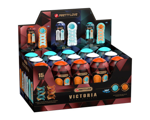 Набор из 15 мастурбаторов Victoria