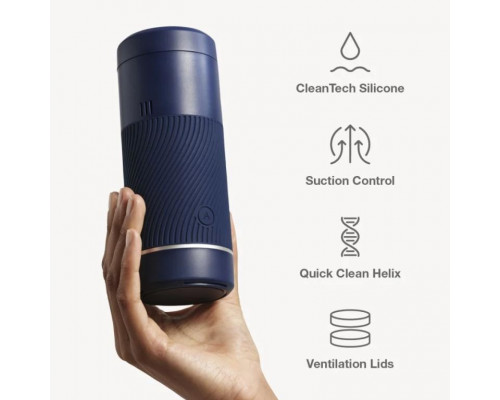 Заказать Синий мастурбатор с контролем всасывания Arcwave Pow Stroker