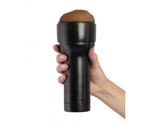 Заказать Коричневый мастурбатор-вагина Feel Stroker