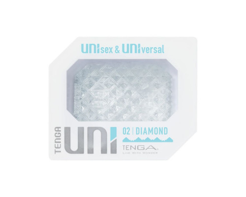 Заказать Прозрачный мастурбатор-стимулятор Tenga Uni Diamond