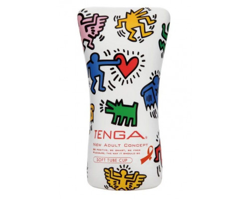 Заказать Мастурбатор-туба Keith Haring Soft Tube CUP