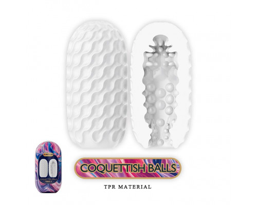 Заказать Мастурбатор в форме яйца Coquettish Balls