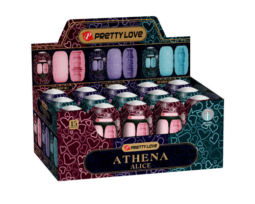Набор из 15 мастурбаторов Athena Alice