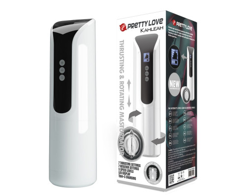 Мастурбатор с вибрацией и ротацией Kahleah