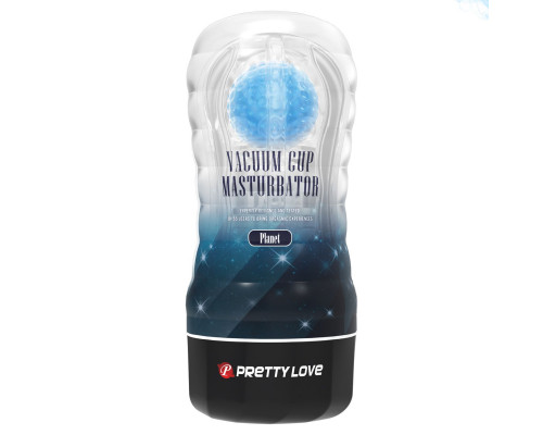 Заказать Прозрачный текстурированный мастурбатор Vacuum Cup Masturbator Planet