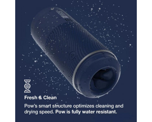 Заказать Синий мастурбатор с контролем всасывания Arcwave Pow Stroker