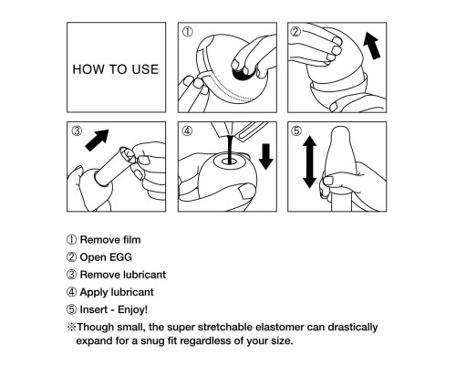 Заказать Мастурбатор-яйцо CRATER