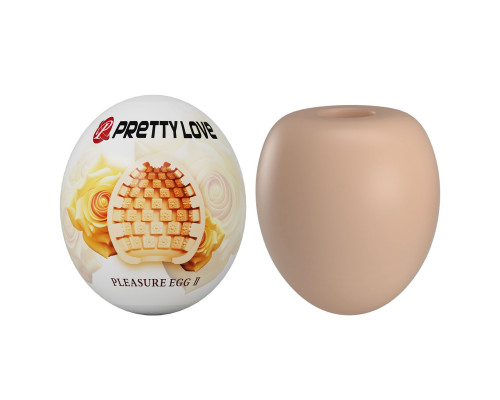 Заказать Бежевый мастурбатор-яйцо Pleasure Egg II