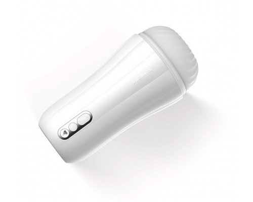 Заказать Белый вибромастурбатор Robin - 19,8 см.