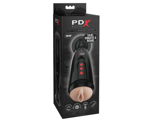 Мастурбатор-вагина с вибрацией Dirty Talk Starter Stroker Мастурбатор-вагина с вибрацией Dirty Talk Starter Stroker