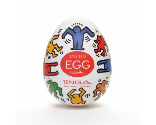 Заказать Мастурбатор-яйцо Keith Haring EGG DANCE