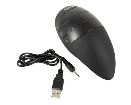 Черный мастурбатор с гибкими крылышками