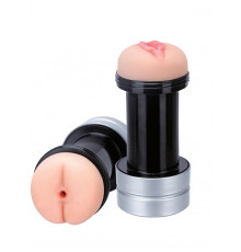 Мастурбатор 2-в-1 REALSTUFF 2 IN 1 HUMMER ANUS   VAGINA: вагина и анус