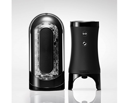 Набор Tenga Flip Zero Electronic Vibrotation: мастурбатор с вибрацией и устройство вращения