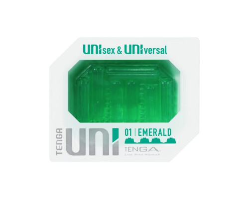 Заказать Зеленый мастурбатор-стимулятор Tenga Uni Emerald