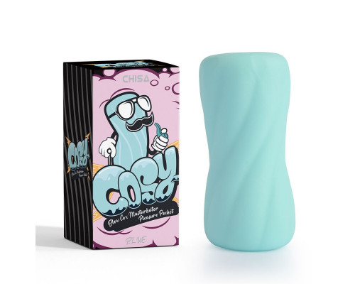 Заказать Аквамариновый мастурбатор Blow Cox Masturbator Pleasure Pocket