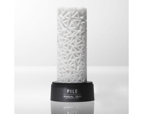Заказать Белый 3D мастурбатор PILE