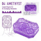 Заказать Фиолетовый мастурбатор-стимулятор Tenga Uni Amethyst