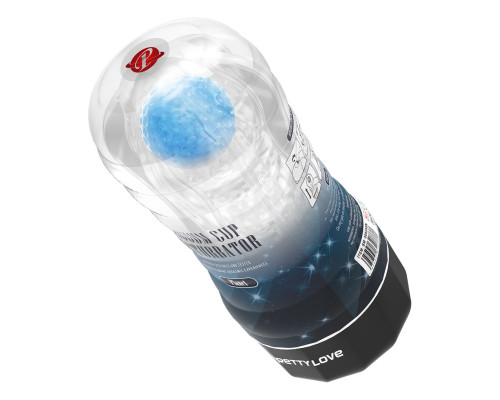 Заказать Прозрачный текстурированный мастурбатор Vacuum Cup Masturbator Planet