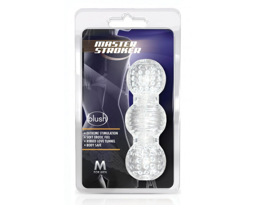 Заказать Прозрачный фигурный мастурбатор Master Stroker