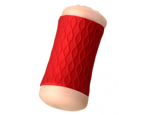 Заказать Двухсторонний мастурбатор JOS  NADIN в красном цилиндре