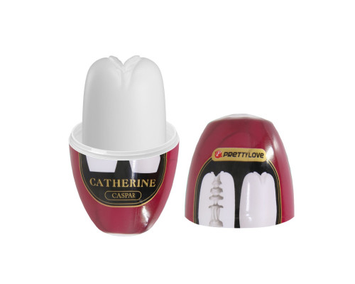 Белый мастурбатор-вагина Catherine