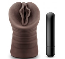 Коричневый мастурбатор-вагина Alexis