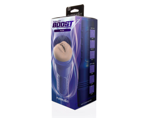 Телесный мастурбатор-рот Fleshlight Boost Blow