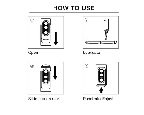 Заказать Чёрный мастурбатор FLIP HOLE BLACK