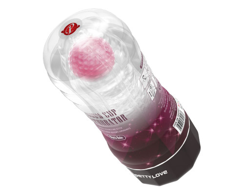 Заказать Прозрачный текстурированный мастурбатор Vacuum Cup Masturbator Black Hole