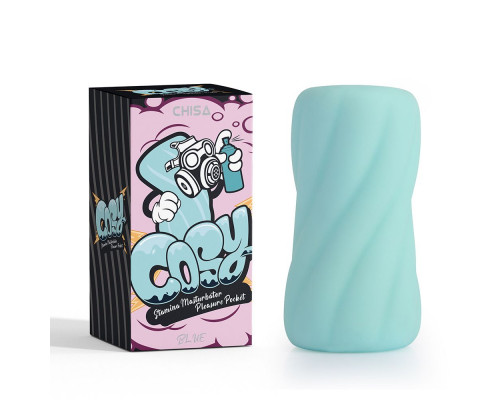 Заказать Аквамариновый мастурбатор Stamina Masturbator Pleasure Pocket
