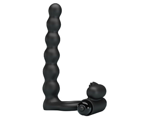 Заказать Черная насадка для двойной стимуляции Hercules Penis Sheath III - 15,3 см.