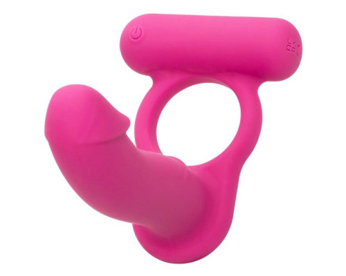 Заказать Розовая насадка для двойного проникновения Silicone Rechargeable Double Diver